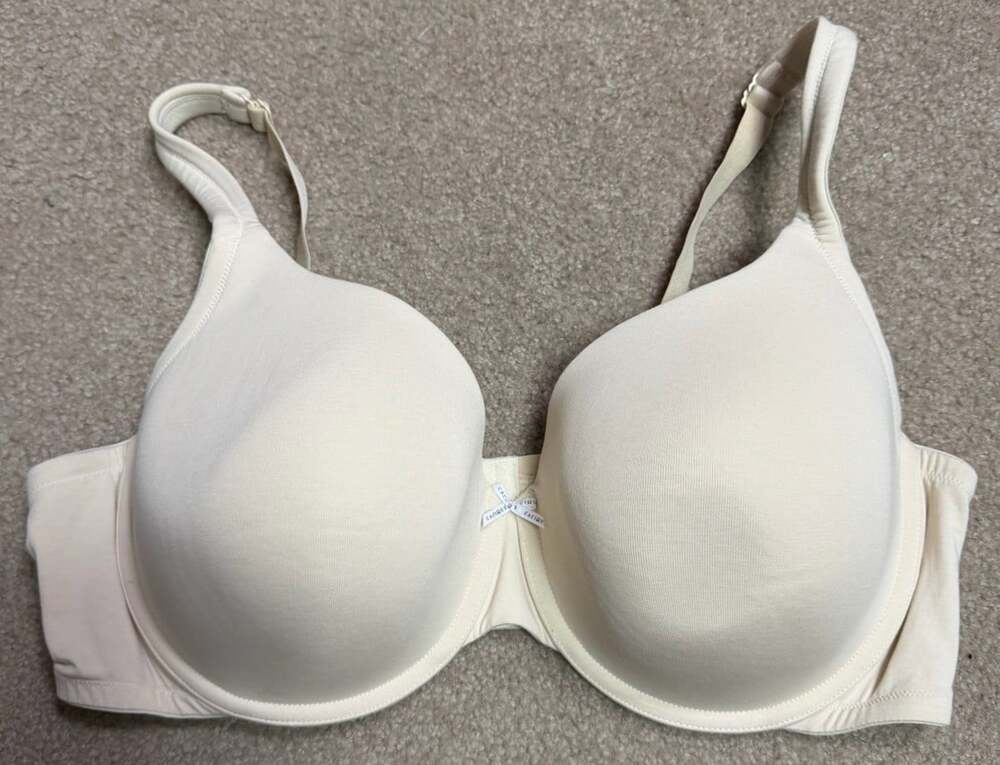 Cacique Women's Lightly Lined T-Shirt Bra 46DDD Nude Beige Underwire